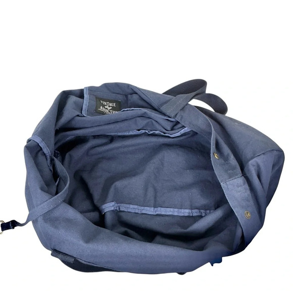 Vintage Addiction Star Large Washed Canvas Tote Bag with Small Pouch - Picture 5 of 10